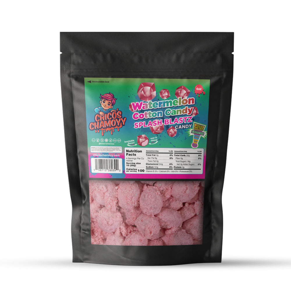 *NEW PRODUCT* Watermelon Cotton Candy Viral Gushers Splash Blastz 6oz Candy
