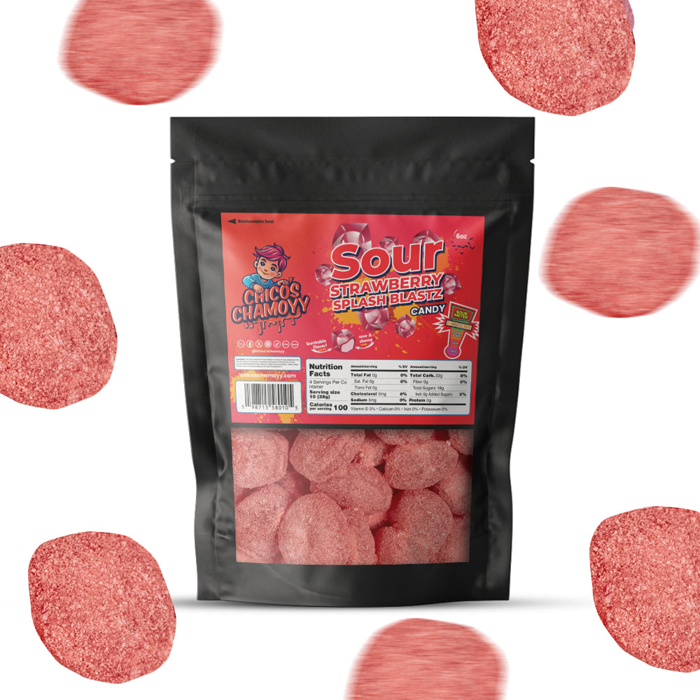 Sour Strawberry Viral Gushers Splash Blastz 6oz Candy